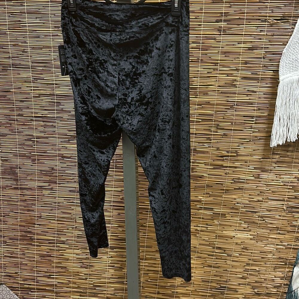 Inc International Concepts Velvet Leggings, Created for Macy's‎ Size L